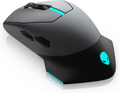 Wired and Wireless Gaming Mouse 16000 DPI Rechargeable RGB Ergonomic Ambidextrous Design - PuriLite