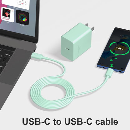 45W Super Fast Charger Type C, 2-Pack 45W USB C Charging Block with 10ft USB C to Type C Cables for Samsung Galaxy S25 S24+/UltraS23/S22/S21/S20/Note10/20 iPhone 16/15 Pro,Pro Max