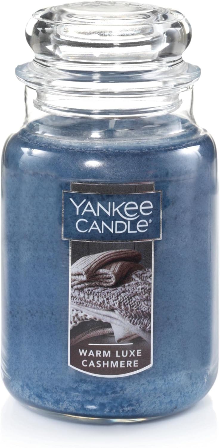 Yankee Candle Scented Candle, Sage & Citrus, Original Large Jar Candle, 110-150 Hours of Burn Time, 22 oz.