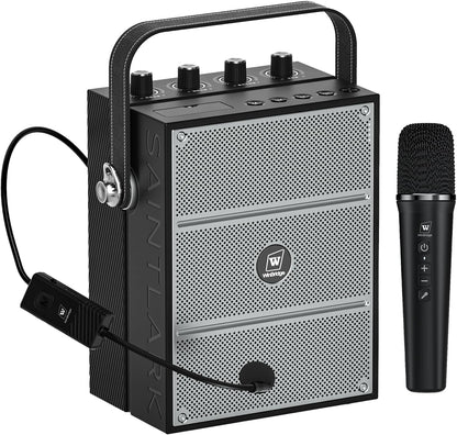 WinBridge S97 60W Powerful Voice Amplifier with Dual Wireless Microphones