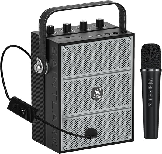 WinBridge S97 60W Powerful Voice Amplifier with Dual Wireless Microphones
