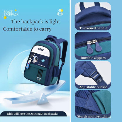 MITOWERMI Astronaut-space Backpack for Boys-Girls Elementary Middle School Bags for Girls Kids Bookbag