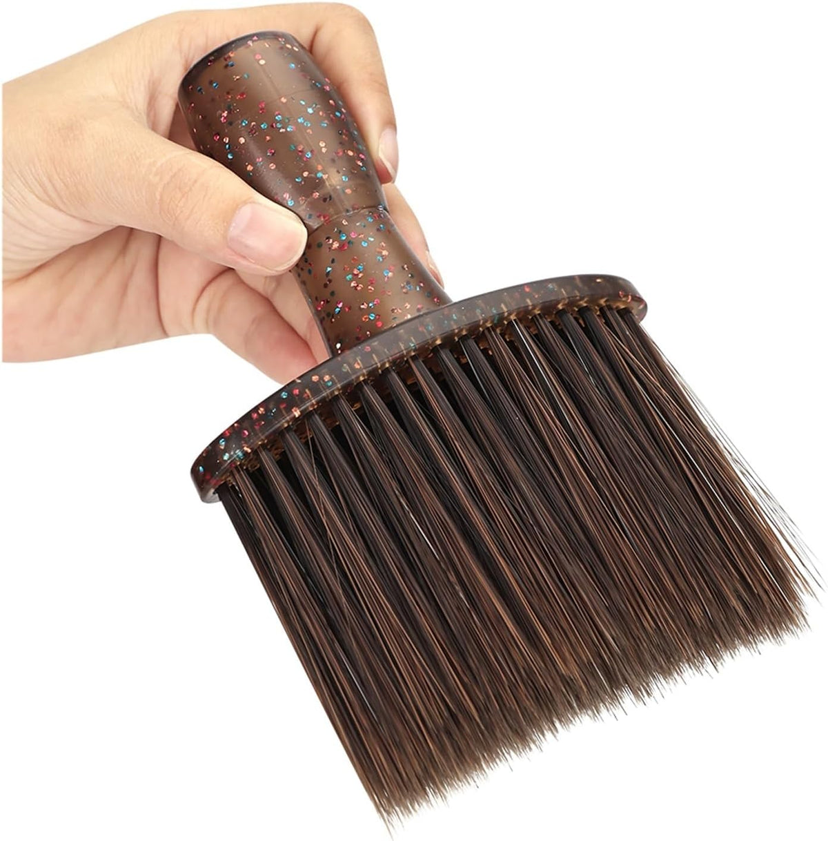 Salon Barber Neck Duster Brush, Soft Bristle Hair Cleaning Brush,