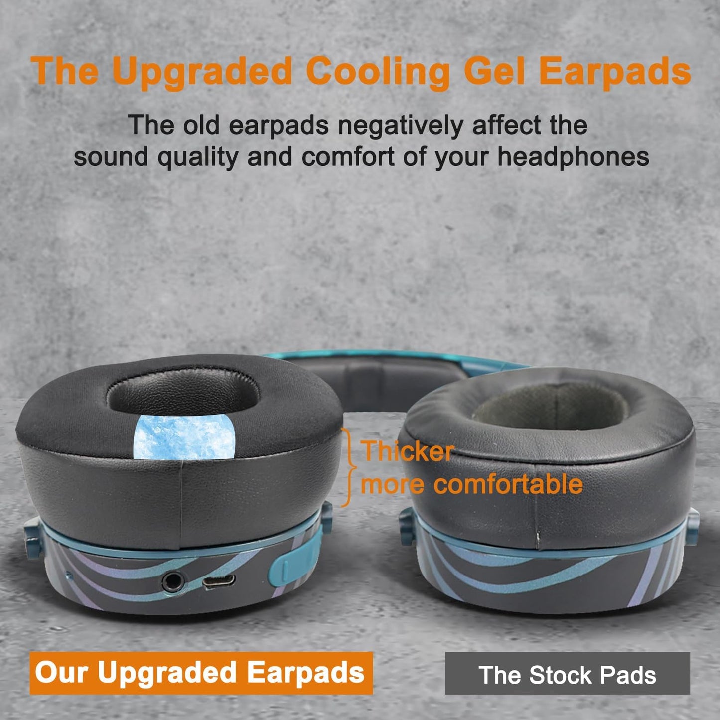 SOULWIT Replacement Earpads for Skullcandy Hesh 3/ANC/Evo & Crusher Wireless/ANC/Evo & Venue ANC Over-Ear Headphones, Ear Pads Cushions with Noise Isolation Foam - Hesh3 PL Black