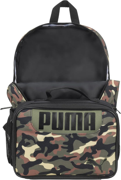 PUMA unisex-child Backpack & Lunch Kit Combo
