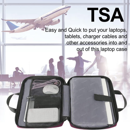 Ytonet Laptop Sleeve, 15.6 inch TSA Laptop Bag Laptop Case Water Resistant Computer Carrying Bag Compatible for Lenovo, HP, Dell, Asus Notebook, Gifts for Men Women, Grey