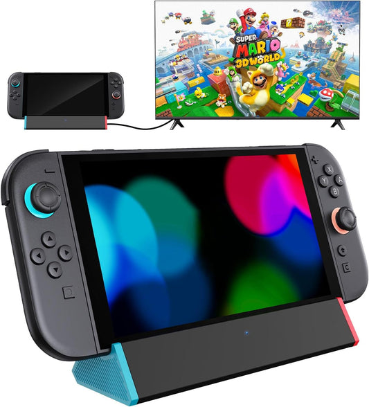 SIWIQU for Nintendo Switch 2 Dock Station, Portable TV Docking Station Replacement with 4K@120Hz HDMI Adapter/2 USB Port/Type C Port for Nintendo Switch 2