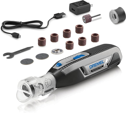 Dremel PawControl Dog Nail Grinder and Trimmer- Safe & Humane Pet Grooming Tool Kit- Cordless & Rechargeable Claw Grooming Kit for Dogs, Cats, and Small Animals 7760-PGK
