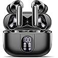 AI Translation Earbuds Real Time, 3-in-1 Language Translator Earbuds for 144 Languages & Accents Online Translation, 48H translate Earbuds with Bluetooth & APP for Travel/Business/Learning, Black