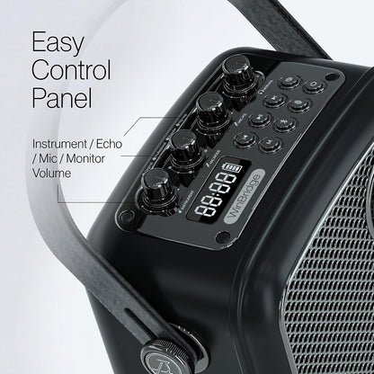 70W Voice Amplifier with UHF Wireless Handheld Microphone & Bluetooth 5.3