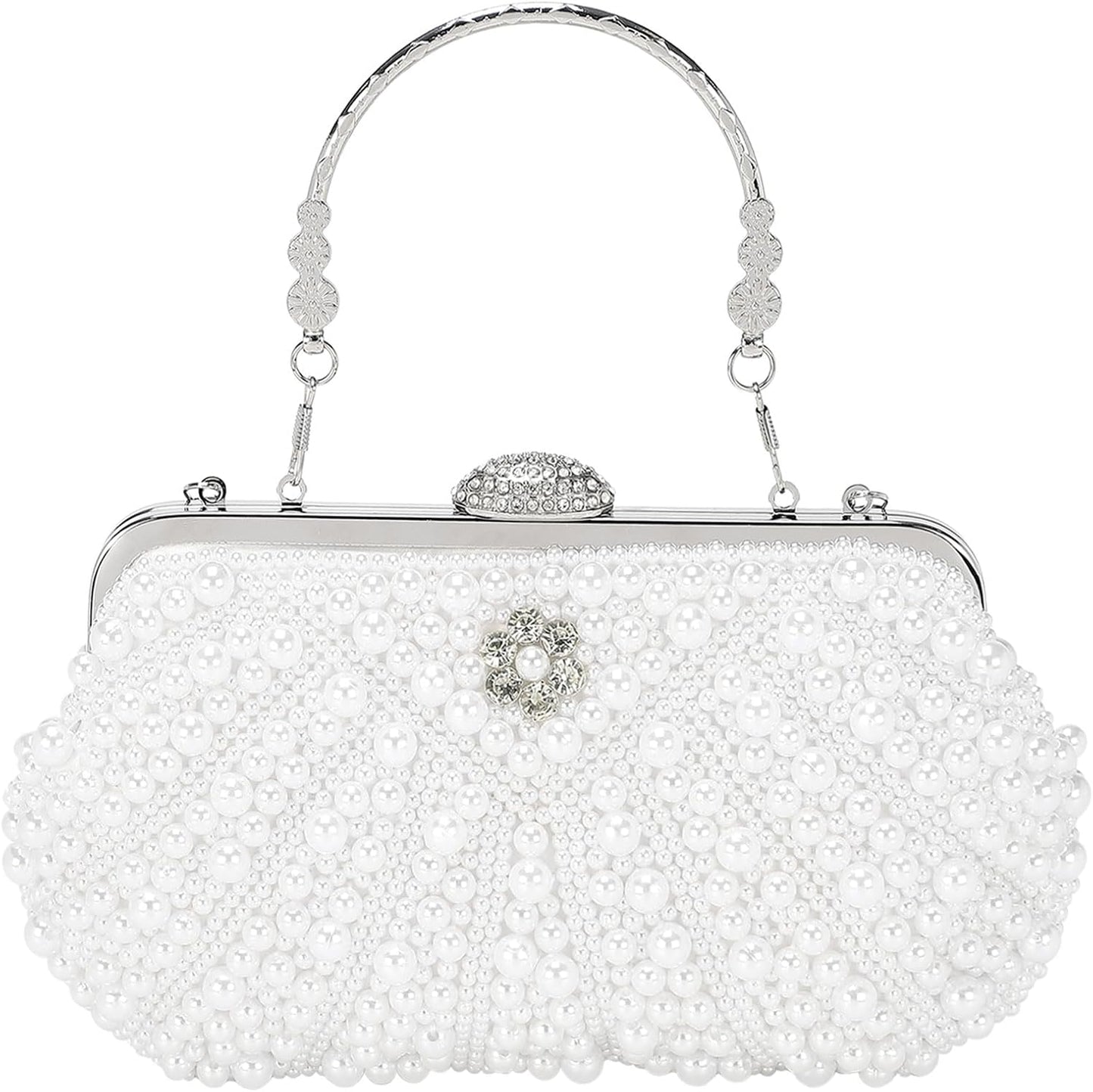 DTGN Clutch Purse Evening Clutch Bag Handbag Cross Body Bag for Women Formal Wedding Club