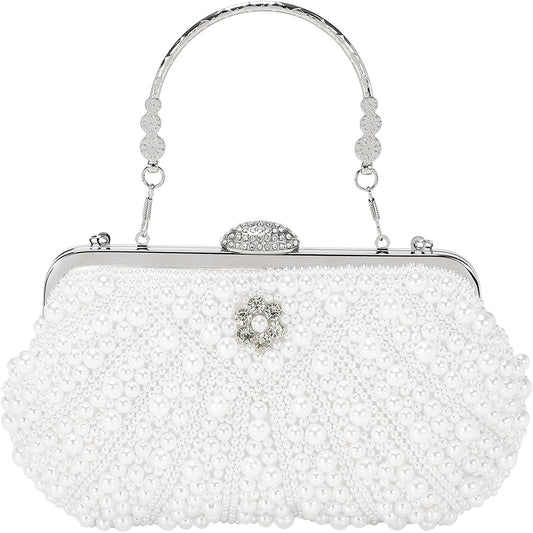 DTGN Clutch Purse Evening Clutch Bag Handbag Cross Body Bag for Women Formal Wedding Club