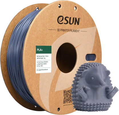 eSUN PLA Plus Filament 1.75mm, PLA Pro PLA+ 3D Printer Filament, Dimensional Accuracy +/- 0.03mm, 2.2 LBS (1KG) Spool 3D Printing Consumables for Most FDM 3D Printers, Black