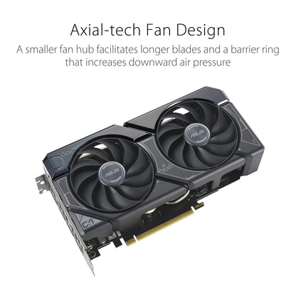 The SFF-Ready ASUS Prime GeForce RTX™ 5060 Ti 16GB GDDR7 OC Edition Graphics Card (PCIe® 5.0, 16GB GDDR7, HDMI®/DP 2.1, 2.5-Slot, Axial-tech Fans, Dual BIOS)
