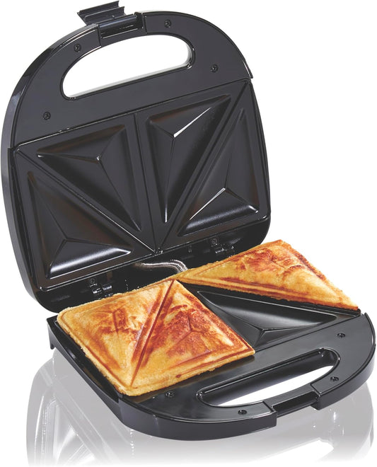 Hamilton-Beach-Electric-Sandwich-Maker-and-Toaster-Makes-Omelets-and-Grilled-Cheese,-4-Inch,-Easy-to-Store,-Black-(25430)