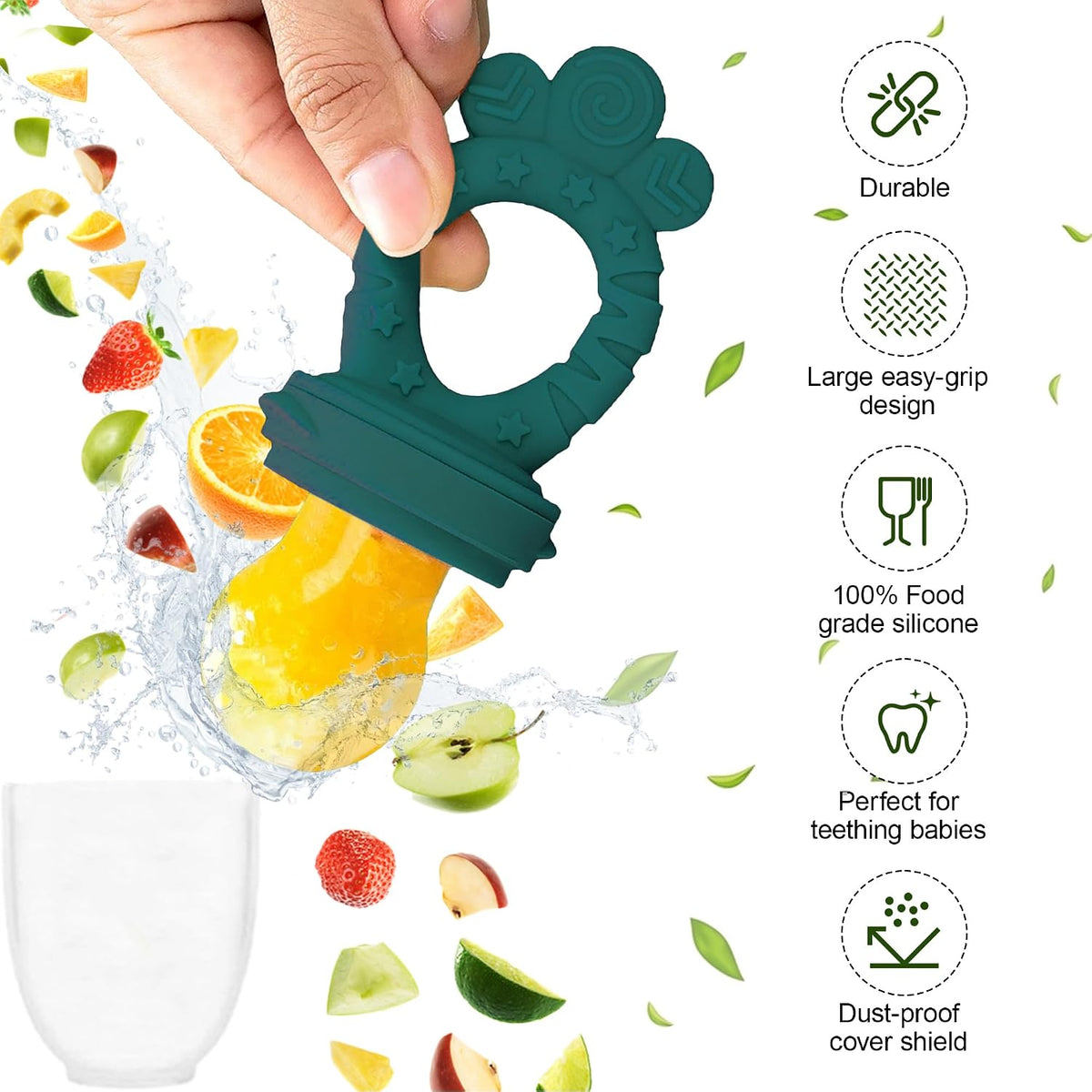 Silicone Baby Feeding Set, 14PCS, Silicone Bibs Baby Plates and Bowls Set