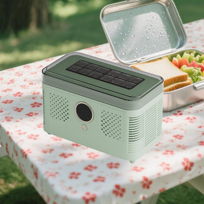 Countertop Ice Maker Mini Portable Ice Making Machine Small Household Appliance with Cube Tong Clip Fast Cooling Technology for Home Kitchen Suitable, Green