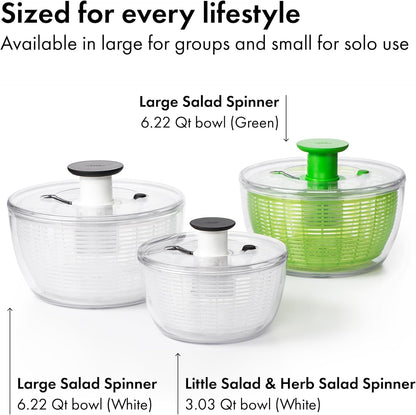 OXO Good Grips Good Grips Salad Spinner, 10.25-Inch Clear