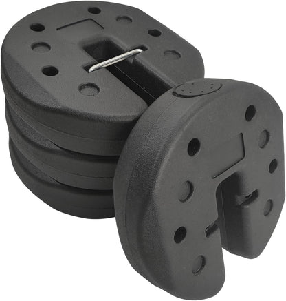 T&Jero Square Heavy Duty Canopy Weights for Legs of Pop Up Tent Gazebo Set of 4, 28 lb
