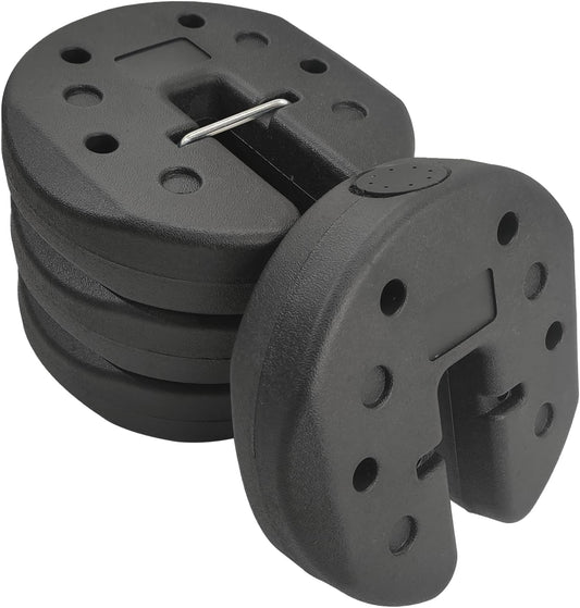T&Jero Square Heavy Duty Canopy Weights for Legs of Pop Up Tent Gazebo Set of 4, 28 lb