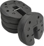 T&Jero Square Heavy Duty Canopy Weights for Legs of Pop Up Tent Gazebo Set of 4, 28 lb