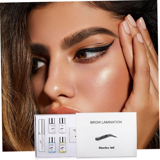 Eyebrow Lamination Kit, 3D Brow Perming Set for Home Use | Quick 15-Min Application, For Beginners, Great for At-Home Grooming
