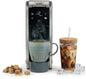 Hamilton Beach FlexBrew Advanced 4-in-1 Single Serve Hot & Iced Coffee Maker with Removable 45 oz. Water Reservoir, Use Pod Packs and Grounds, Fast Brewing, 1125 watts, Kitchen Makeover Blue,49936