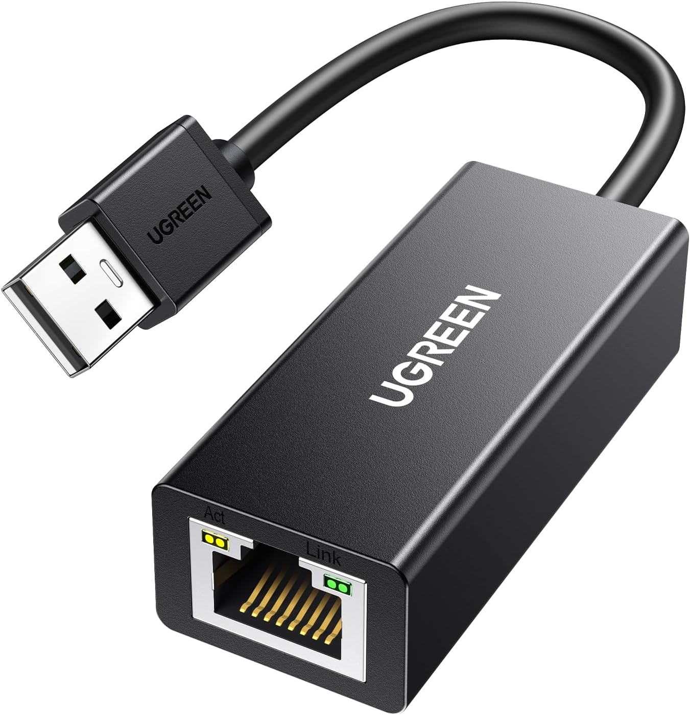 UGREEN Ethernet Adapter USB 2.0 to 10 100 Network RJ45 LAN Wired Adapter for Switch, MacBook, Chromebook, Windows 11, 10, 8.1, Mac OS, Surface Pro, Linux ASIX AX88772 Chipset