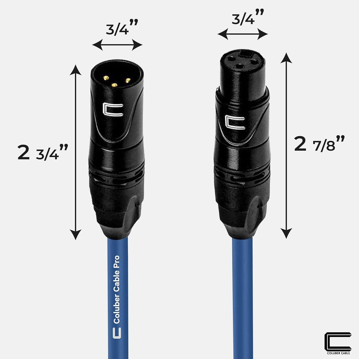 Balanced XLR Cable Male to Female - 6 Feet Pink - Pro 3-Pin Microphone Connector for Powered Speakers, Audio Interface or Mixer for Live Performance & Recording