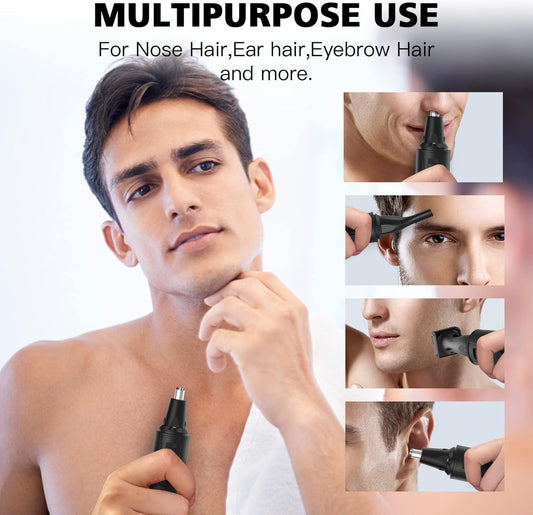 Purilite Select 8-in-1 Rechargeable Nose Hair Trimmer Kit