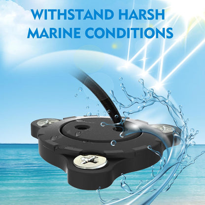 EDSRDPLT 1003 Through Hull Wiring Kit for Installs of Fish Finders, Motors, Lighting Kits Kayak Wiring Accessories Hull Wiring Kit for Running Wiring Through The Hull of Kayak or Boat