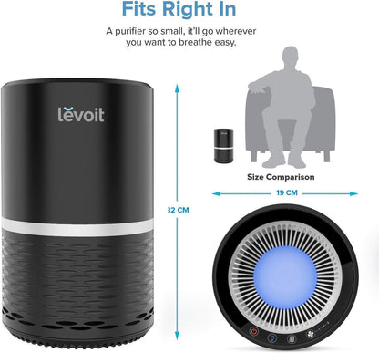 LEVOIT Air Purifiers Large Room bedroom Home Up to 1875 ft² with Washable Filters, Smart WiFi Air Quality Monitor, HEPA Sleep Mode and Auto Mode, Removes Allergies, Pet Hairs, Smoke, Dust, Vital 200S