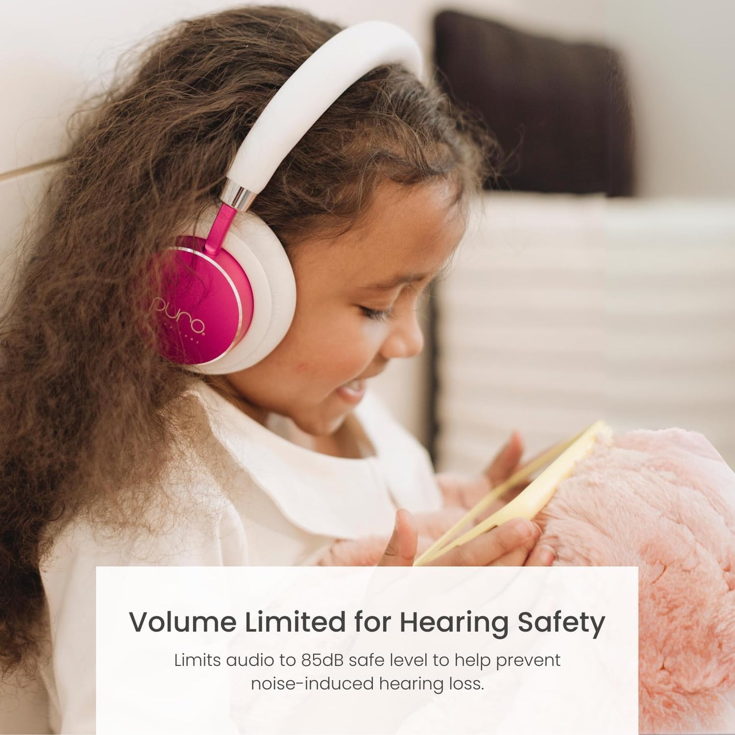 Puro Sound Labs BT2200 Plus Volume Limited Kids’ Bluetooth Headphones (Blue)