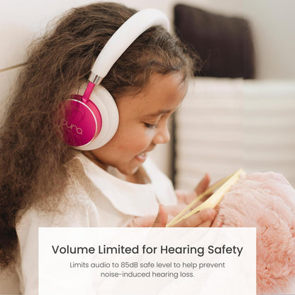 Puro Sound Labs BT2200 Plus Volume Limited Kids’ Bluetooth Headphones (Blue)