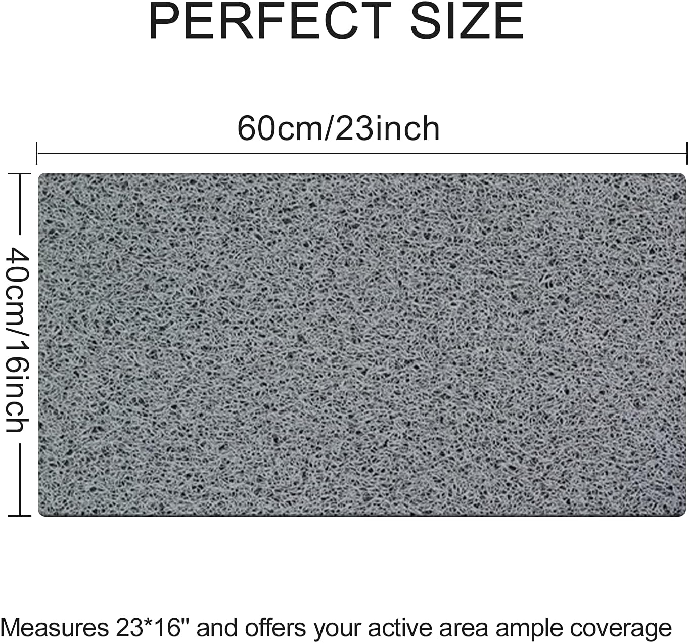 Square Shower Mat, Non Slip Bath Mat, Loofah Shower Stall Mats for Walk-in Shower, 32 x 32 Inches Shower Floor Mat with Drain, Bath Mats for Showers Bathroom, Tub, Seniors