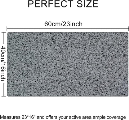 Square Shower Mat, Non Slip Bath Mat, Loofah Shower Stall Mats for Walk-in Shower, 32 x 32 Inches Shower Floor Mat with Drain, Bath Mats for Showers Bathroom, Tub, Seniors