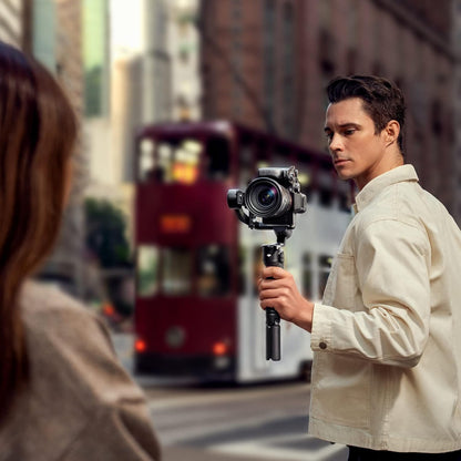 DJI RS 3 Mini, 3-Axis Gimbal Stabilizer for Cameras Canon/Sony/Panasonic/Nikon/Fujifilm, 2 kg (4.4 lbs) Tested Payload, Camera Stabilizer, Camera Gimbal with Native Vertical Shooting