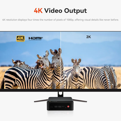 Beelink SER5 MAX Mini PC, AMD Ryzen 7 6800H(6nm, 8C/16T) up to 4.7GHz, Mini Computer 32GB LPDDR5 RAM 500GB NVME SSD, Micro PC 4K@60Hz Triple Display, Mini Gaming Computer WiFi6/BT5.2/HTPC/W-11 Pro