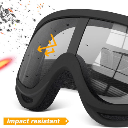 OXG 5 Pack Motorcycle Goggles Ski goggles, Dirt Bike ATV Goggles Anti-UV Riding Safety Glasses for Men Women, Dirt Bike Accessories (Clear Lense)