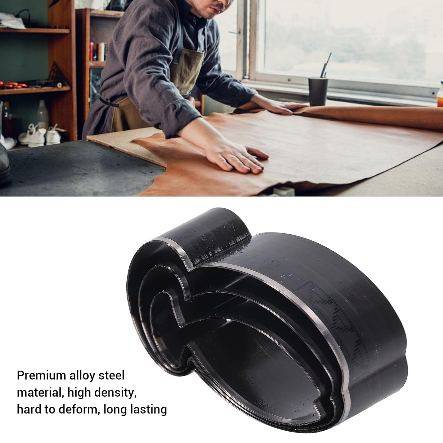 Purilite Select – 3-Piece Fish-Shaped Leather Cutting Die Set