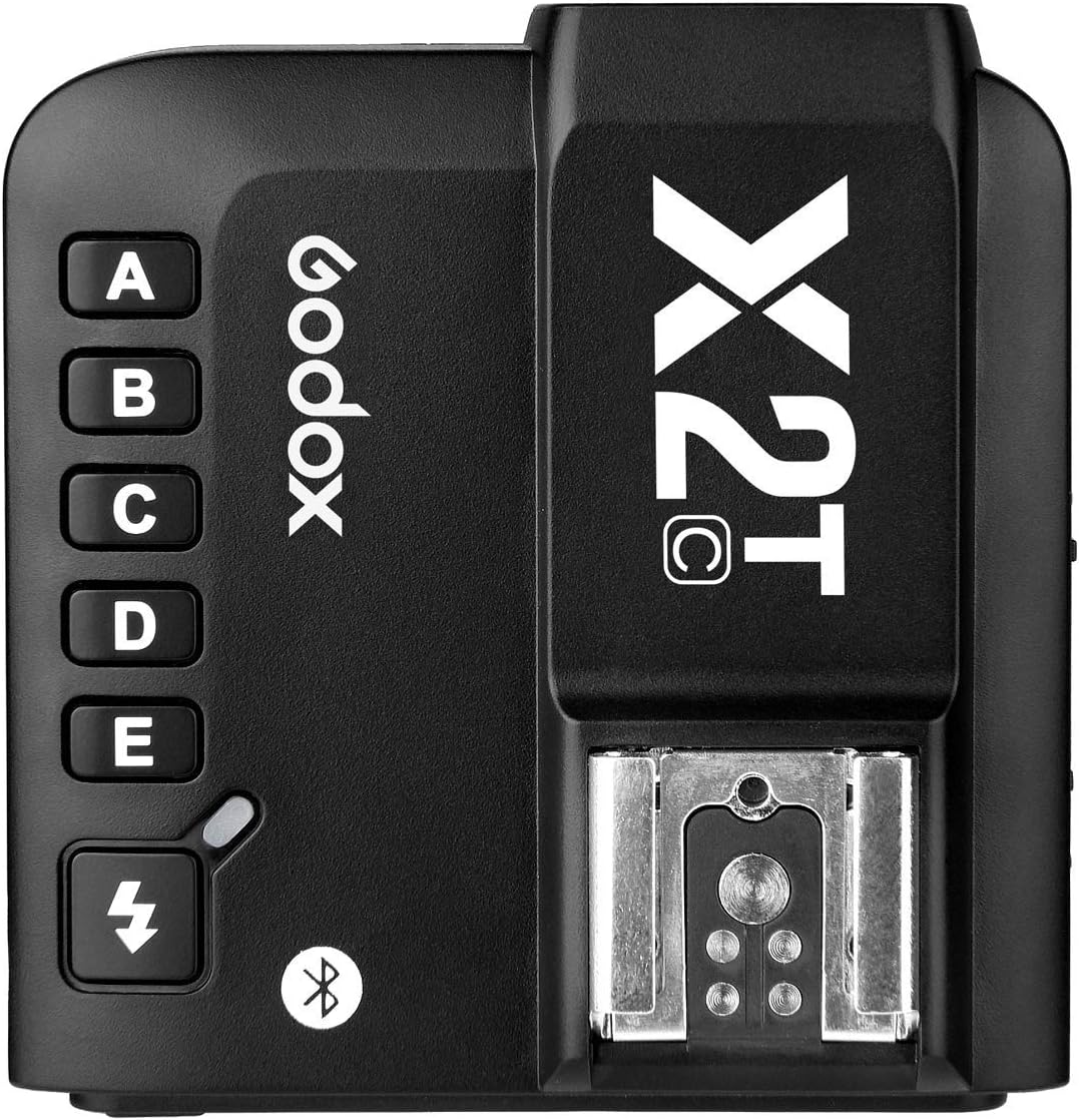 Godox X2T-C TTL Wireless Flash Trigger for Canon Bluetooth Connection Supports iOS/Android App Contoller, 1/8000s HSS, TCM Function,Relocated Control-Wheel,New AF Assist Light