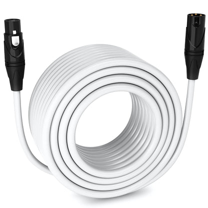 LyxPro 6 Feet XLR Microphone Cable Balanced Male to Female 3 Pin Mic Cord for Powered Speakers Audio Interface Professional Pro Audio Performance and Recording Devices - Blue