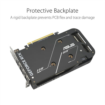 ASUS Dual GeForce RTX 4060 EVO White OC Edition 8GB GDDR6 (PCIe 4.0, 8GB GDDR6, DLSS 3, HDMI 2.1a, DisplayPort 1.4a, Axial-tech Fan Design, 0dB Technology, Dual BIOS, Auto-Extreme Tech)