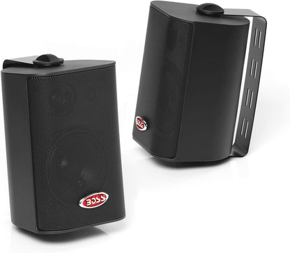 BOSS Audio MR4.3B 200-Watt 3-Way Marine 4-Inch Enclosed System Speaker
