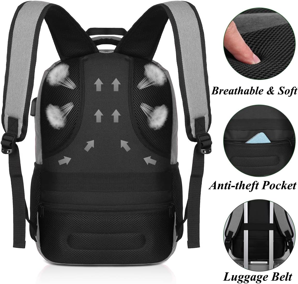 Backpack for Teen Girls,Boys School Backpack for Women with USB,College Backpack,Big Flower