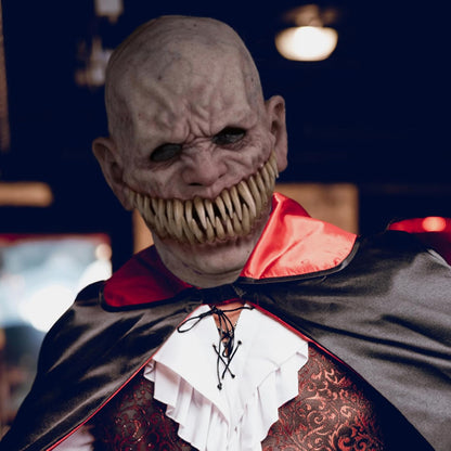 Scary Mask Silicone Sharp Teeth Realistic Masks for Adults Human Face Halloween