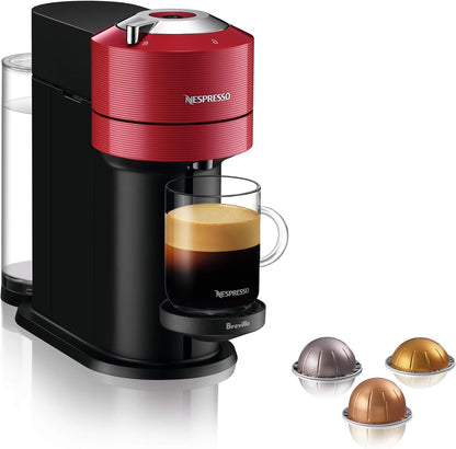 Nespresso Vertuo Next Coffee and Espresso Machine by Breville with Aeroccino Milk Frother - Light Grey