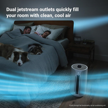 BLUEAIR Air Purifiers for Medium Rooms, Bedroom, Kitchen, Cleans 1,858 sqft in one hour, HEPASilent Smart Air Cleaner for Home, Pets, Allergies, Dust, Mold, Smoke - Blue Pure 311i Max