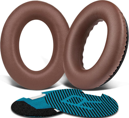 SoloWIT Earpads Cushions for Bose Headphones, Replacement Ear Pads for Bose QuietComfort 15 QC15 QC25 QC2 QC35/Ae2 Ae2i Ae2w/SoundTrue & SoundLink Around-Ear Series - QC25 PL Black&Blue