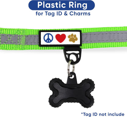 Pawtitas Chain Martingale Dog Collar Puppy Collar Reflective Dog Collar Training Dog Collar Behavioral Dog Chain Collar Collar Medium Dog Collar Green Dog Collar